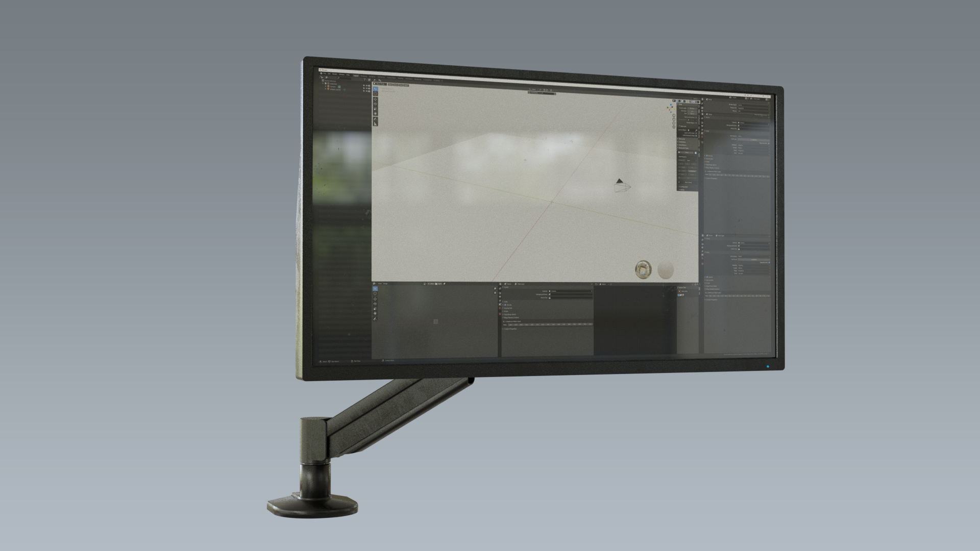 27 inch Monitor with Movable Mount preview image 1